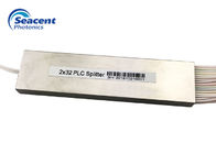 Compact Design Fiber Optic PLC Splitter Steel Tube 2x32 With SC/APC Connector