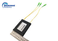 1X2 2.00mm PLC Splitter Module , Abs Plastic Splitter Good Channel Uniformity