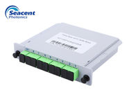 1x8 Fiber Optic PLC Splitter Box Insertion Module 0.9mm With SC APC Connector