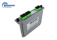 Compact design 7.8dB Cassette PLC Splitter 2x4 For Passive Optical Network