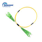 Sc To Sc APC Fiber Optic Patch Cord Single Mode Duplex 0.5m 1.0m 1.5m