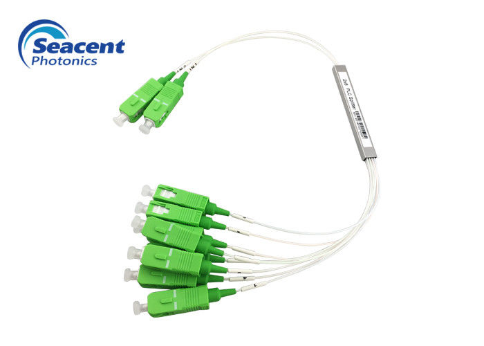 Fiber Optic PLC Splitter mini module 2x8 with SC/APC connector
