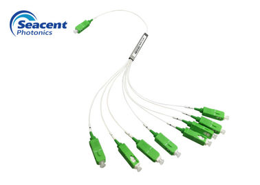 Low Insertion Loss Fiber Optic PLC Splitter 1x4 With SC/APC Connector