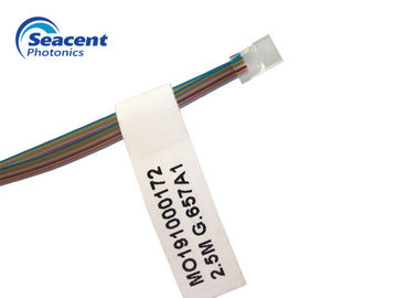 High Precision Optical Fiber Array , 24 CH V Groove Fiber Array Low Insertion Loss