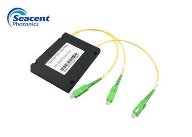 Single Mode Cassette PLC Splitter 1x2 Plc Optical Splitter 2.00mm