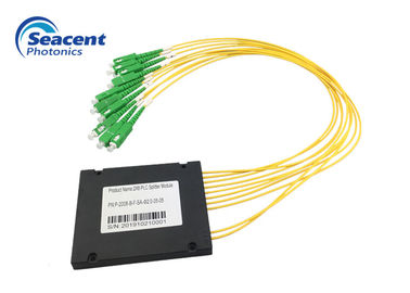 FTTH FTTB FTTX PON 2X8 Cassette PLC Splitter SC APC Connector type
