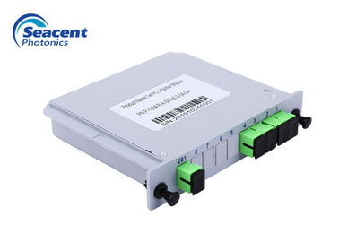 Ftth Solution Insertion Type PLC Fiber Optic Splitter Low Insertion Loss