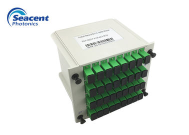 Fiber Optic SC APC Cassette PLC Splitter 2x32 Insertion Type