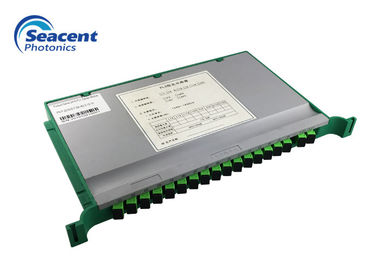 Fiber Optic Tray Type PLC Splitter Tray Type 2x16 0.9mm Compact Design