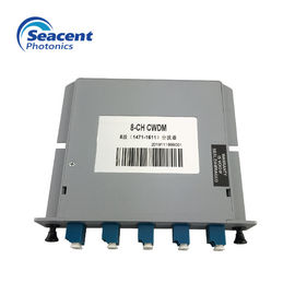 Professional Fiber Optic CWDM Mux Demux 8 Channels With 1270~1610nm