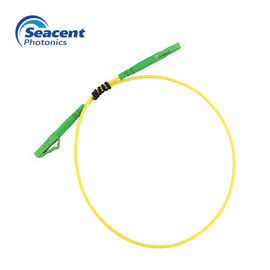 LC LC Simplex Fiber Optic Patch Cord , MM50/125 Om3 Patch Cord APC Polish