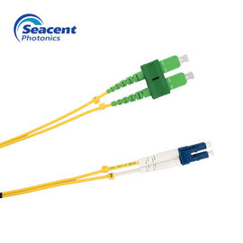 Single Mode Duplex Fiber Optic Pigtail With FC / SC / LC / ST Connector