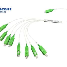 FTTH FTTB FTTX Fiber Optic PLC Splitter 1x8 With SC APC Connector