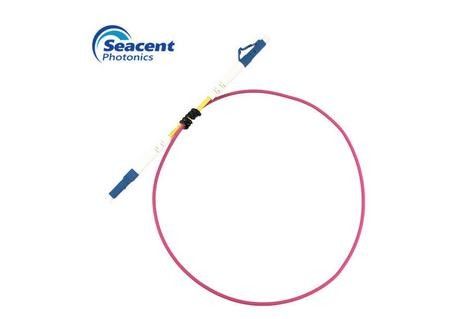 Sc Lc 1m UPC Optical Fiber Jumper Multimode Duplex Flame Retardant