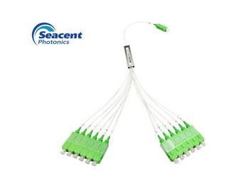 FTTB FTTX Mini Fiber Optic PLC Splitter 1x12 With SC APC Connector